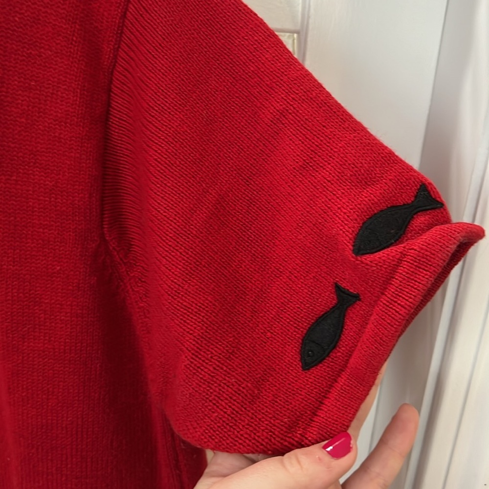 Red Cat Design Sweater - Picture 8 of 8